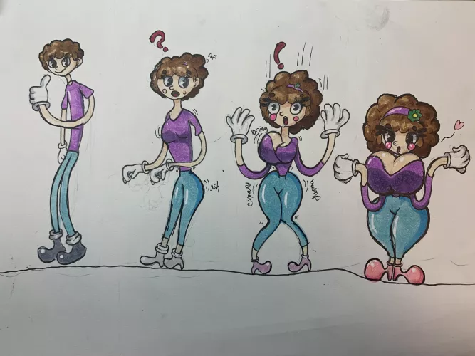 Booba Toon Turnaround (TGTF) by me by Akii61