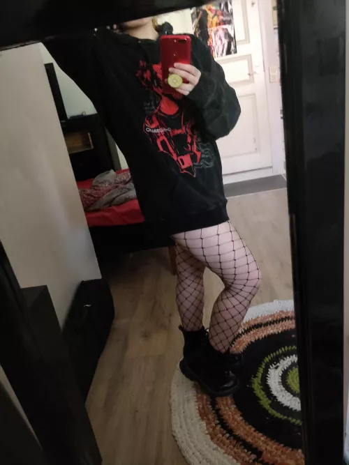 Boots + fishnets 🔥 by RKLiz