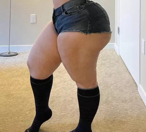 booty ate my shorts😔 by 36dd_bbw