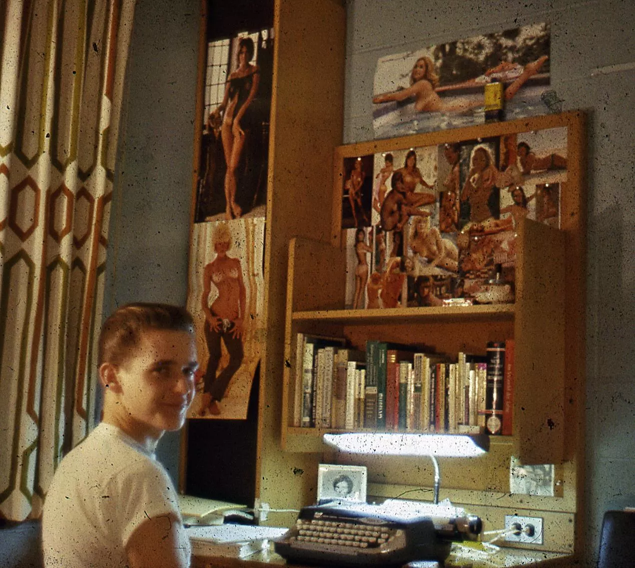 Boston University dorm room, 1966 -- can you name them all? [x-post from /r/OldSchoolCool] posted by Milo3072