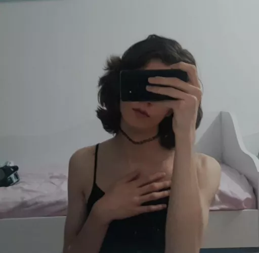 Bought a new choker and felt cute by Anonguy157462