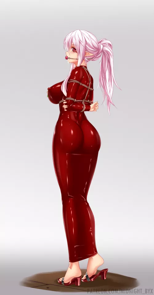 Bound Elf Red Latex (Midnight) [Original] by sequence_string