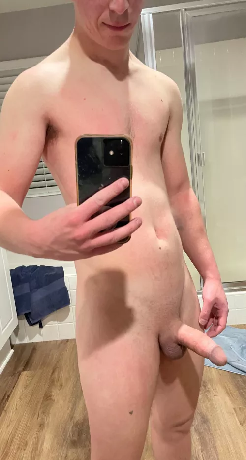 Bout to get in the shower… I’ve got room for one more 😈🧼 by Substantial-Outsides