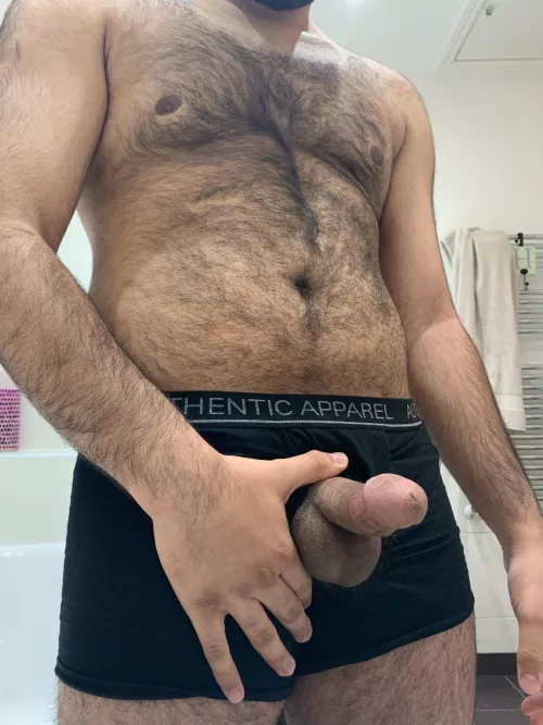 Bout to jump in the shower, whose coming? by Eli_9100