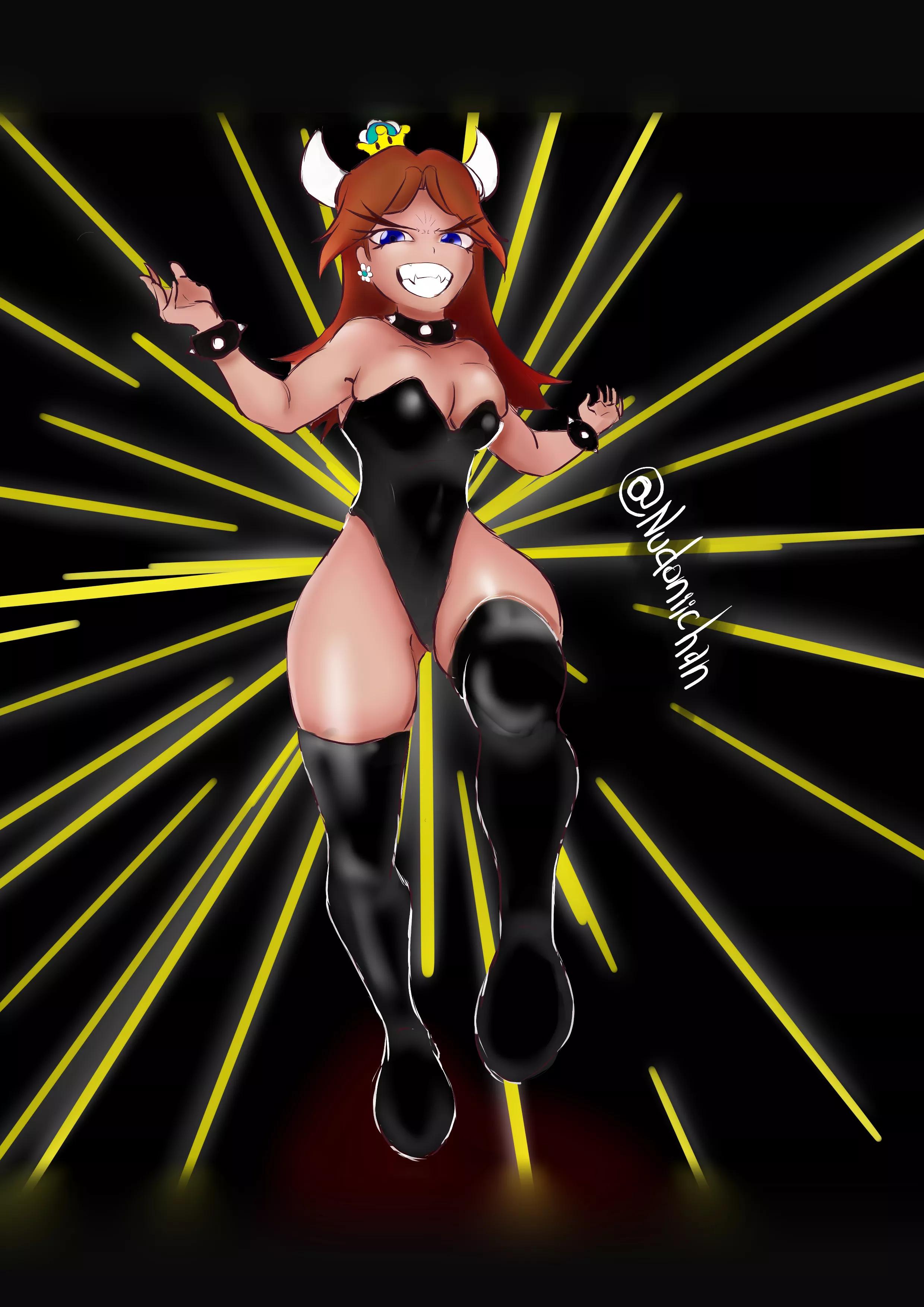 Bowsette but Daisy instead of Peach [OC] posted by Nudonichan