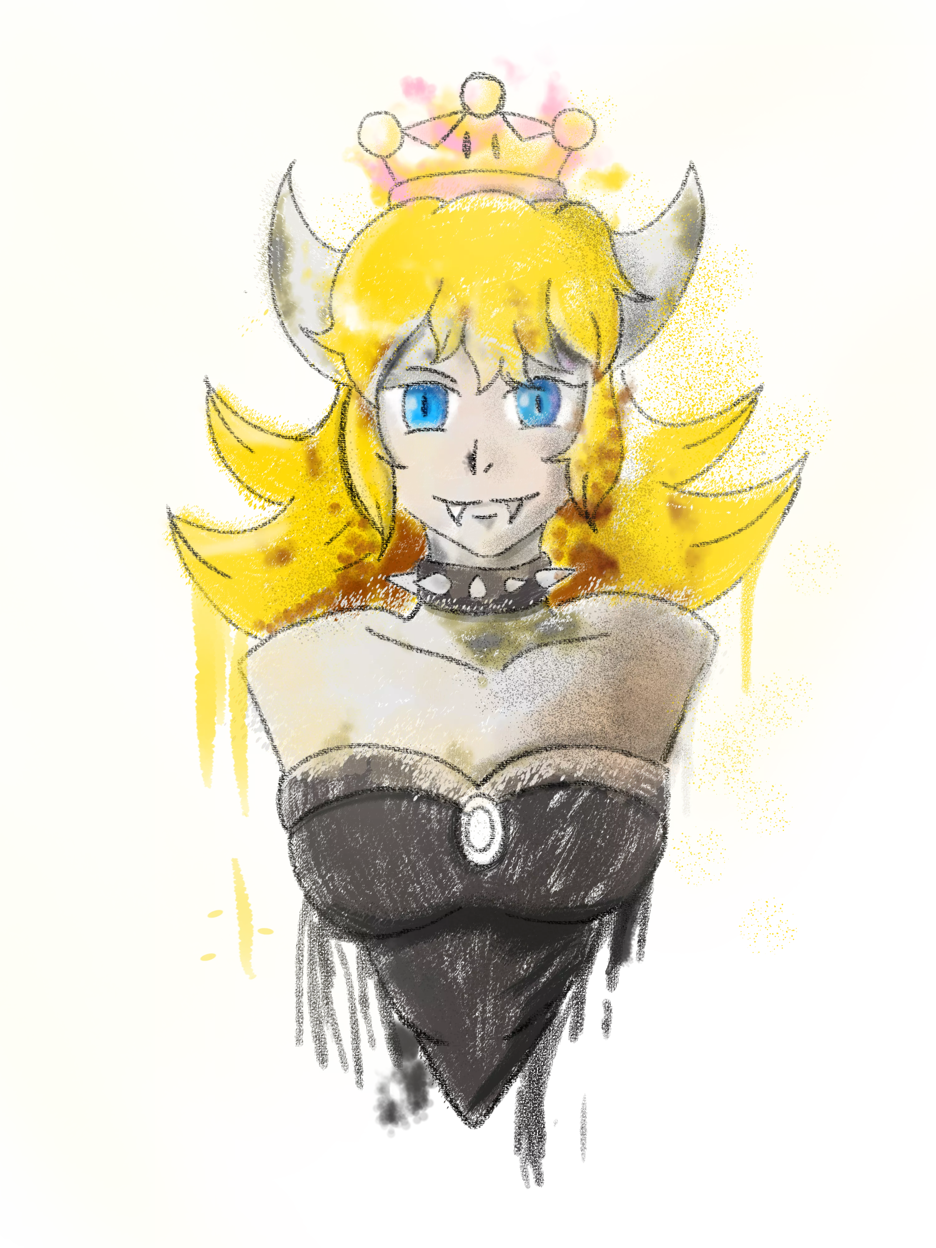 bowsette drawing, I know it's not a big deal but I would like to draw a drawing of her, good morning everyone ☺️ posted by Desanimart