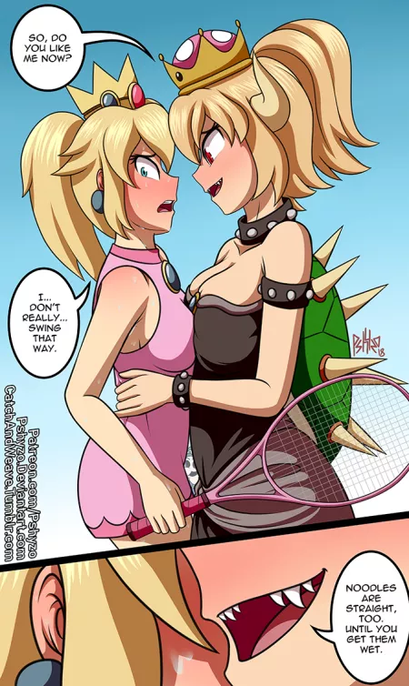 Bowsette x Peach by PSHYZO by ThirdGames