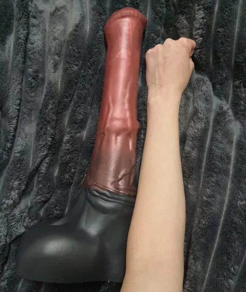 Boy oh boy 😂 How come I never get used to BadDragon sizes??? by D0pamineWh0re