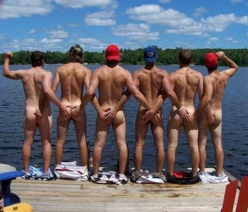 Boys lake trip, no tan lines by the end of summer. posted by rolmsted
