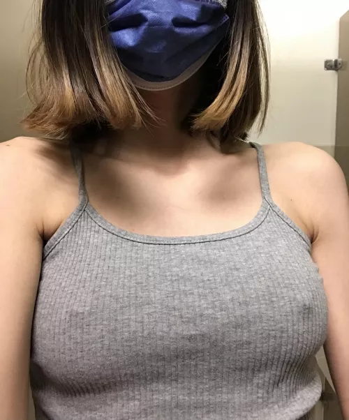 Braless at school once again 😌 by Supercutiex