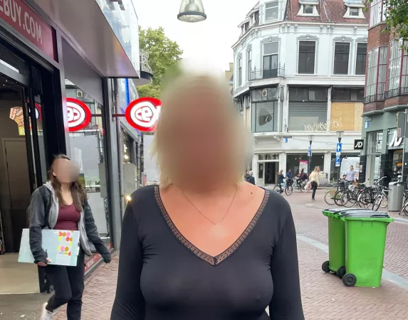 Braless i think anyone noticed it by dutchwijfje1986