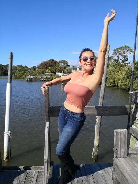 Braless lover by izatrips