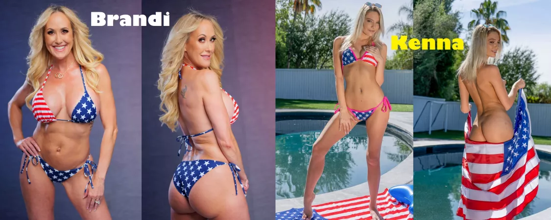 Brandi Love vs Kenna James (Favorite All-American Girl) by Locksmith329