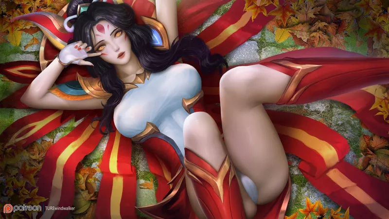 Brave phoenix Xayah (Windwalker) by linatheslayer97