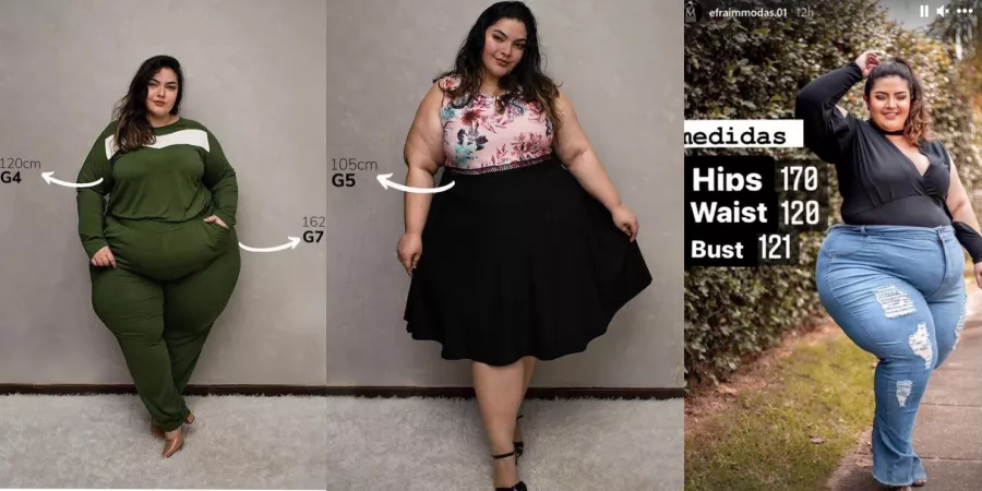 Brazilian Ssbbw model Ana Paula Onselen (non-intentional gain) by Mindmybizzz