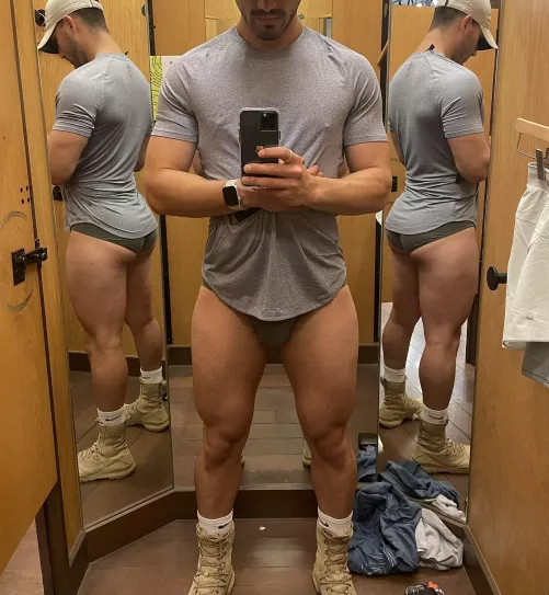 break from work, morning 🍗 🍑 by BigBootyBoy7