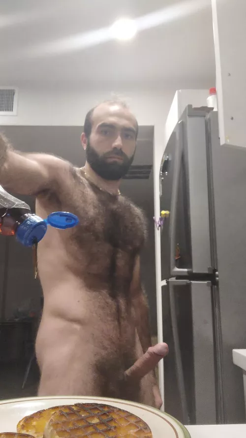 Breakfast of champions (onlyfans in comments no pay per view) by hoter_thena_fireman