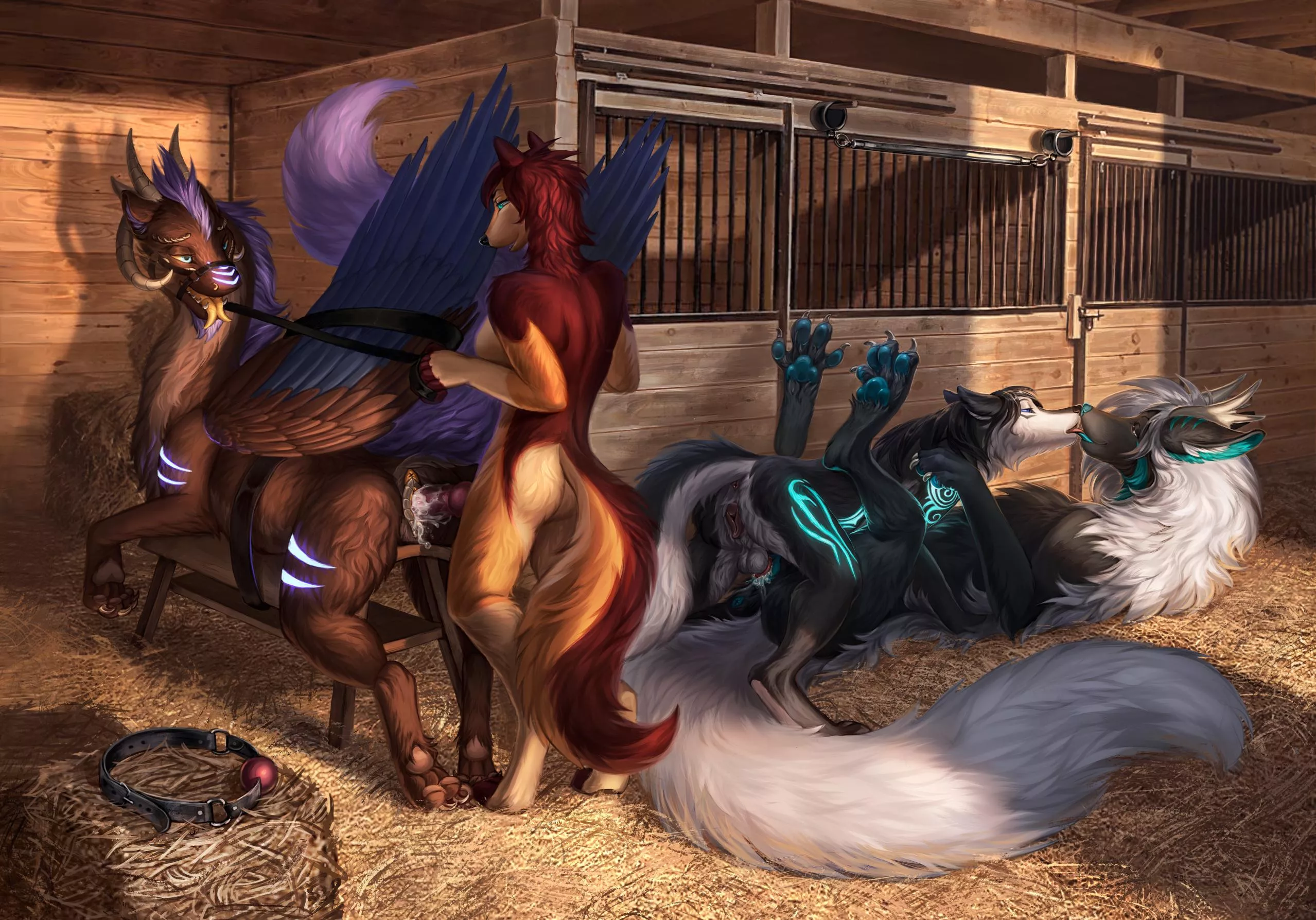 Breeding at the Stables [FHH] (Wolfsecho) posted by OwO_Bot