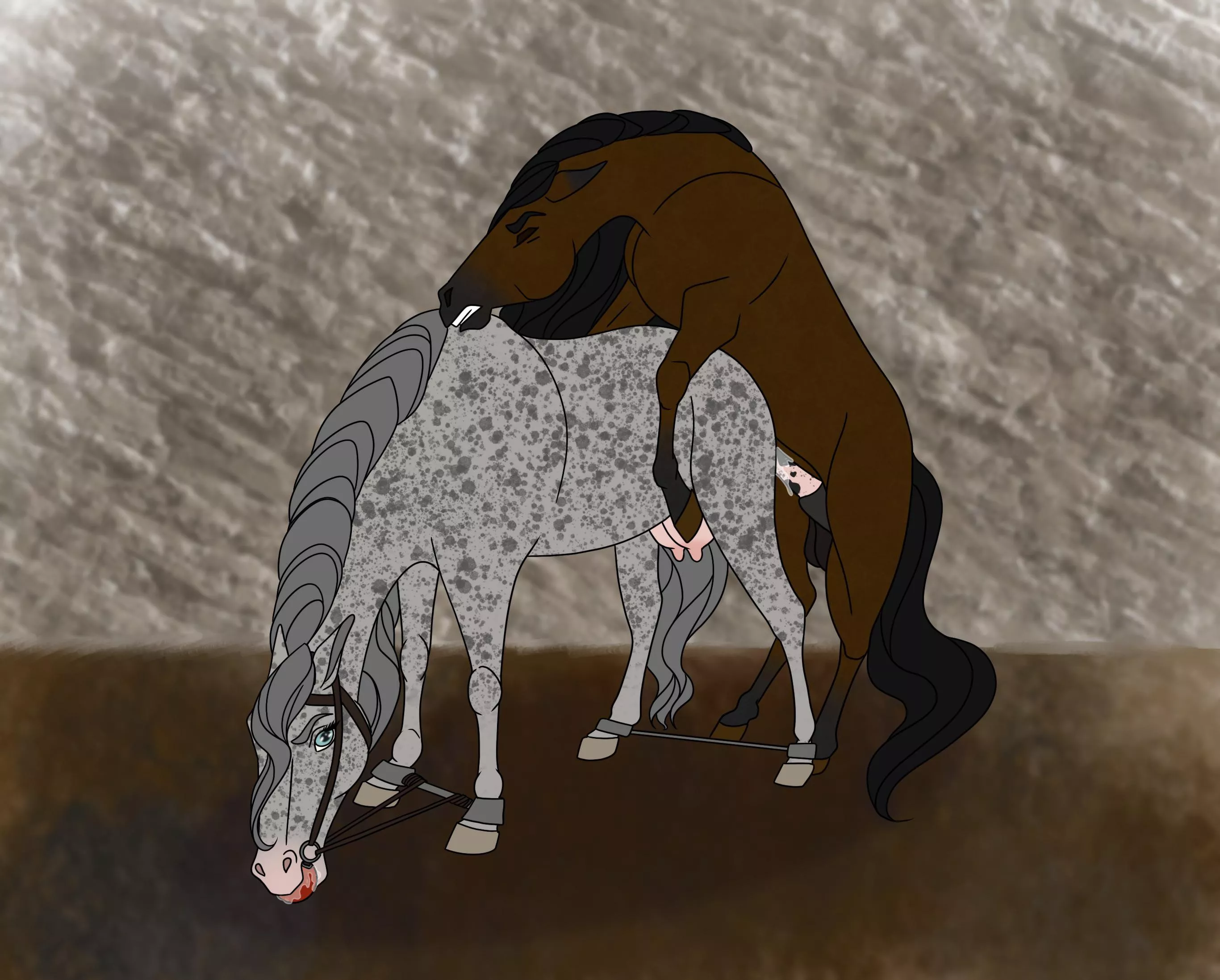 Breeding Season comes around and around and around. (Artist: me) posted by Difficult_Shelter274