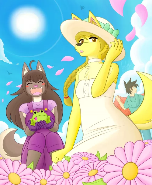 Breezy Day Out (art by me) by galajo