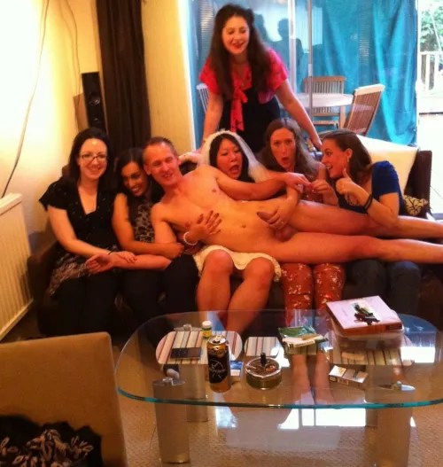 bride going wild on her bachelorette party by The_collection11