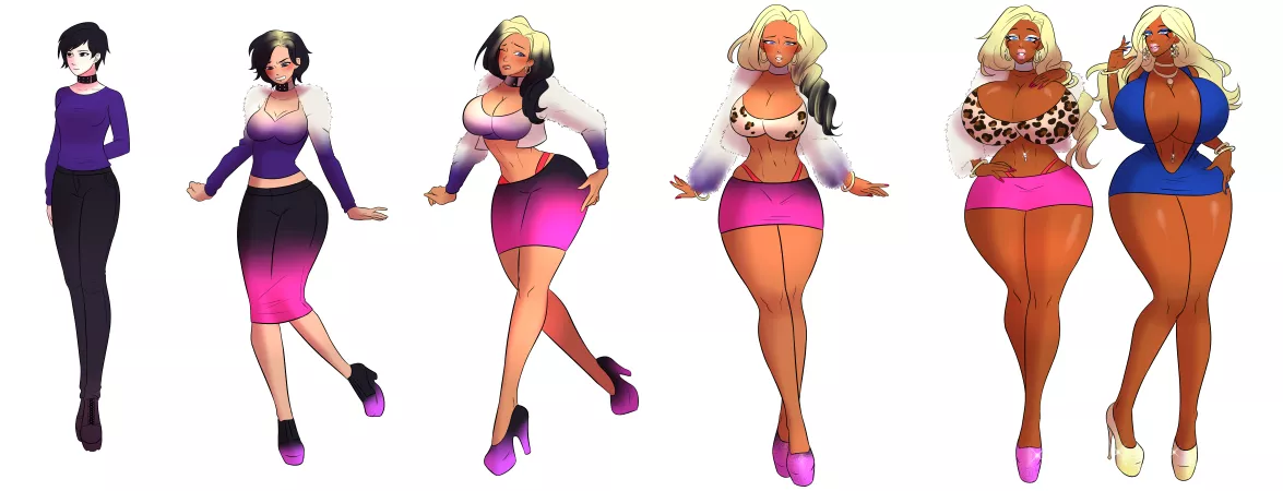 Bridgette Brat Bimbo OC TF sequence by TheQuelch by BimboParadise