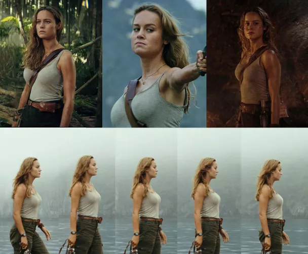 Brie Larson's Incredible boobs in Kong Skull Island by r0rschach1007