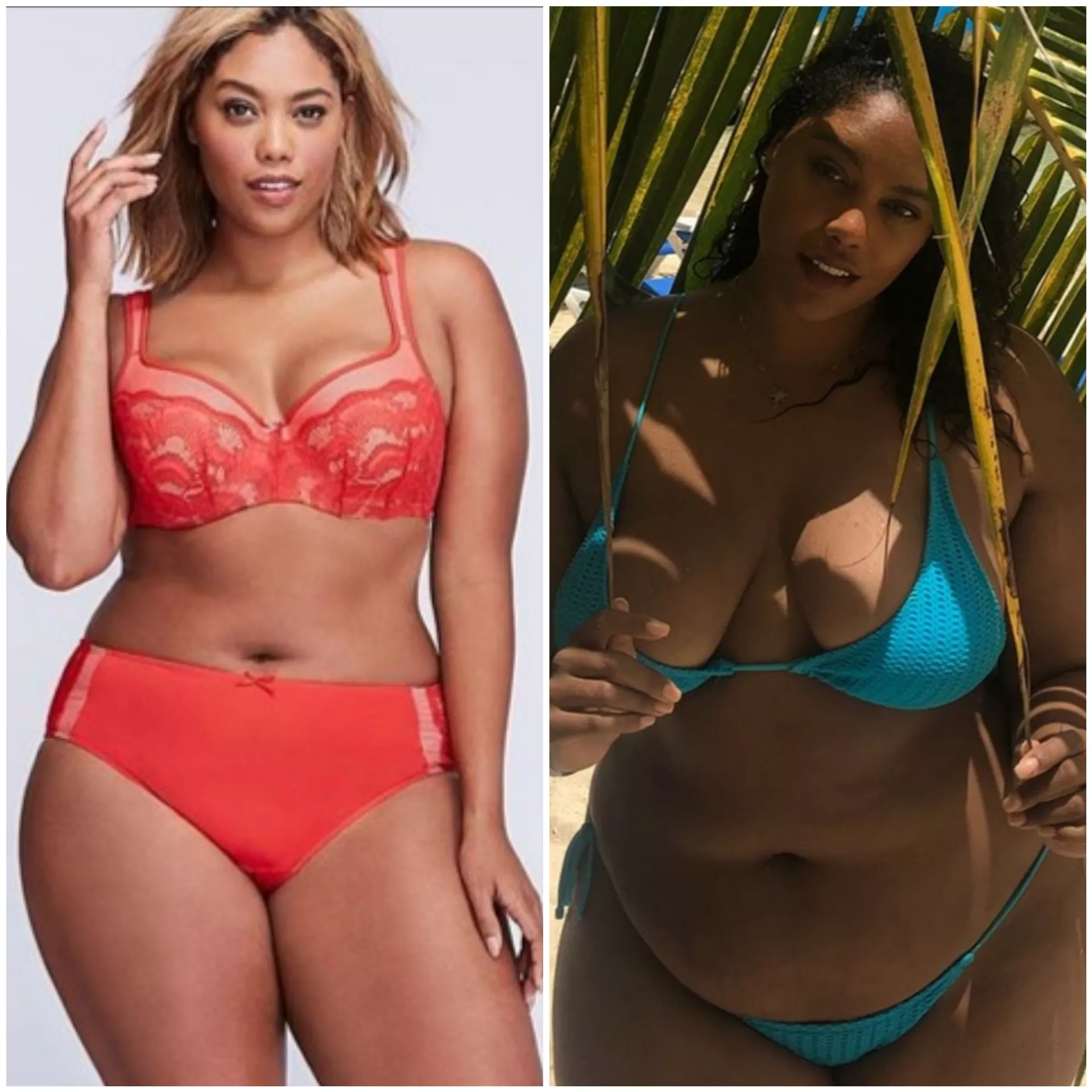 Brittnee Blair looks like mother nature in that right picture, insanely sexy, hope she gets bigger after pregnancy posted by Charge_Leather