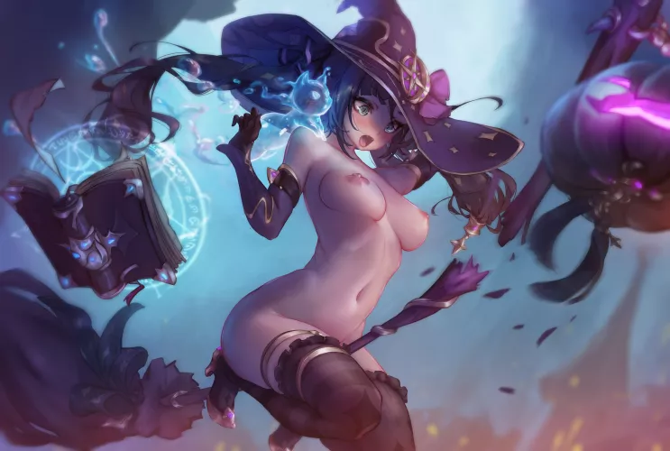 Broom broke under pressure of Mona's sexiness by BloodLustHunt