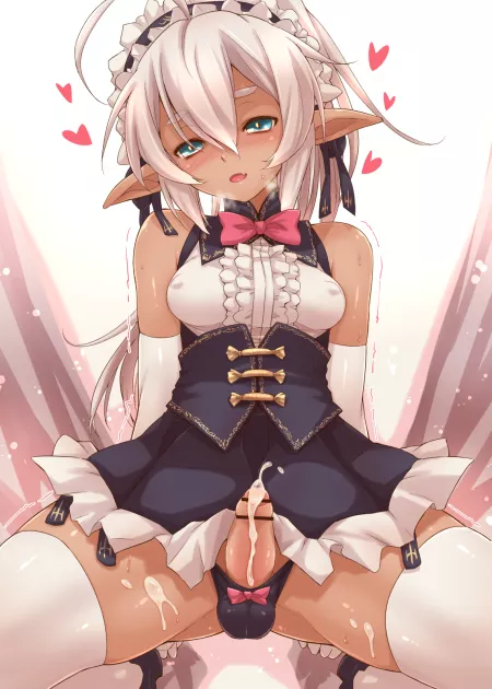 Brown elf maid (Exc Heaven) [Original] by sequence_string