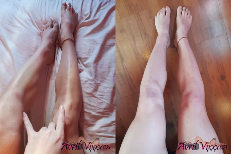 Bruised from spending too much time worshipping on my knees by AvrilVixxxen