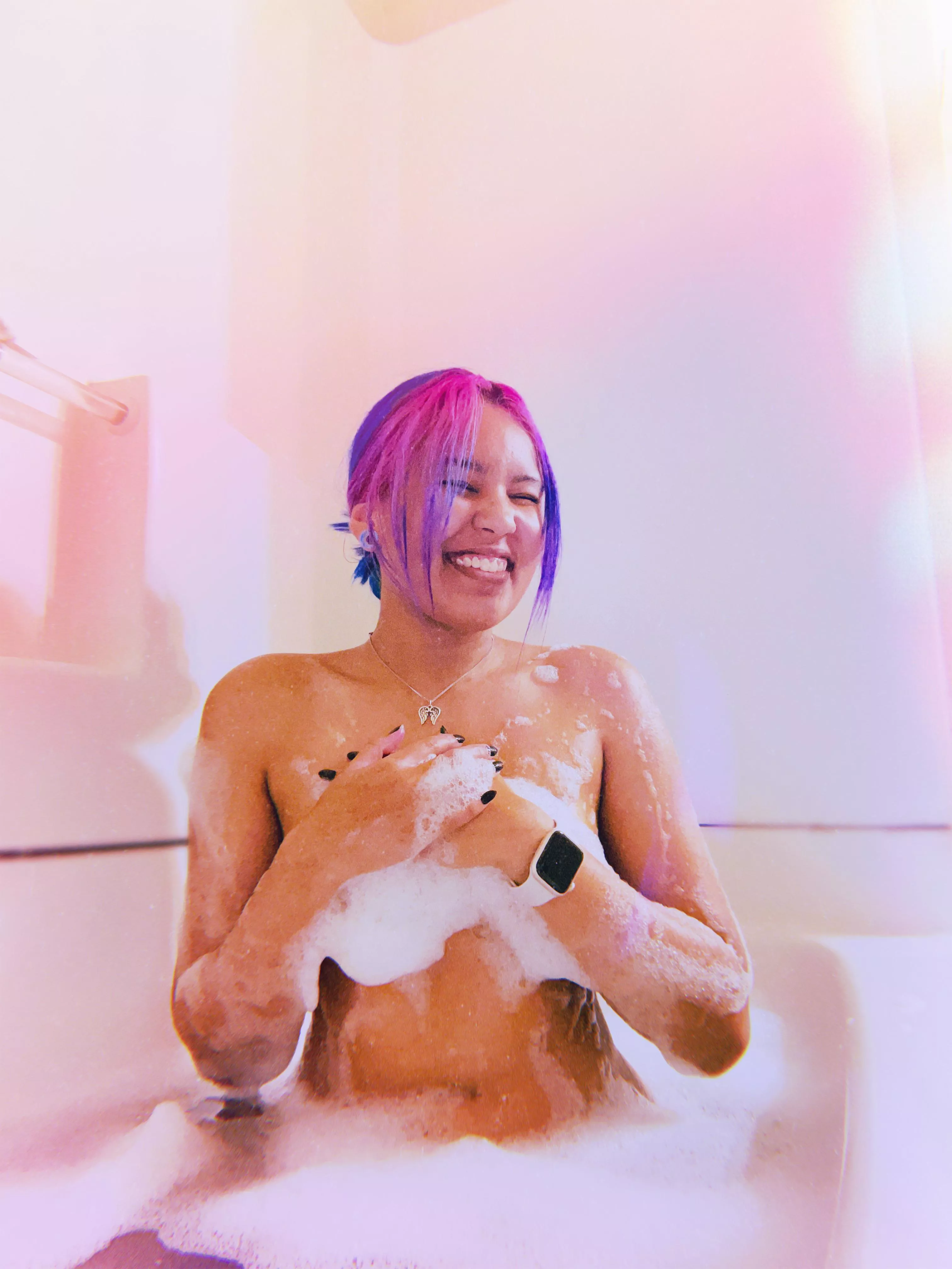 Bubble bath princess at it again💕 posted by jayyshane