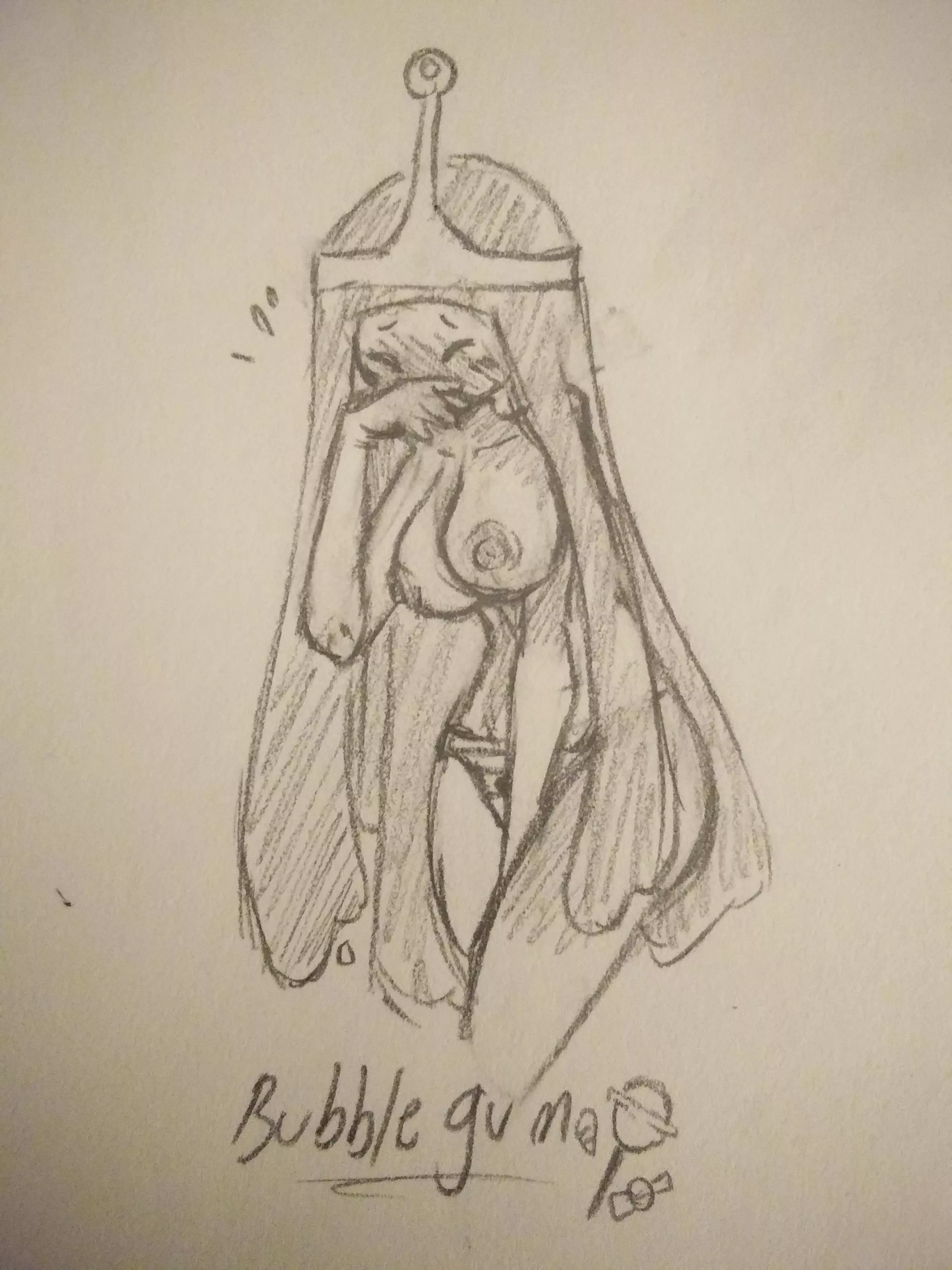 Bubble bust! (1/6 Adventure time pinup doodle series) posted by Bifflemallow