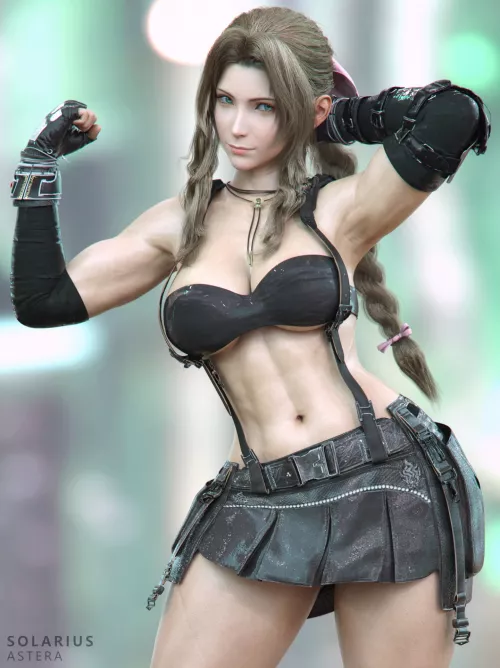 Buff Aerith (Solarius Astera) [Final Fantasy] by Kuro-Oji