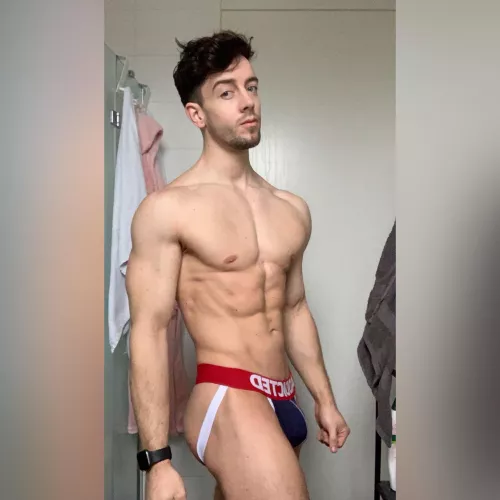 Bulging Jock in Jockstrap by Brammsterr