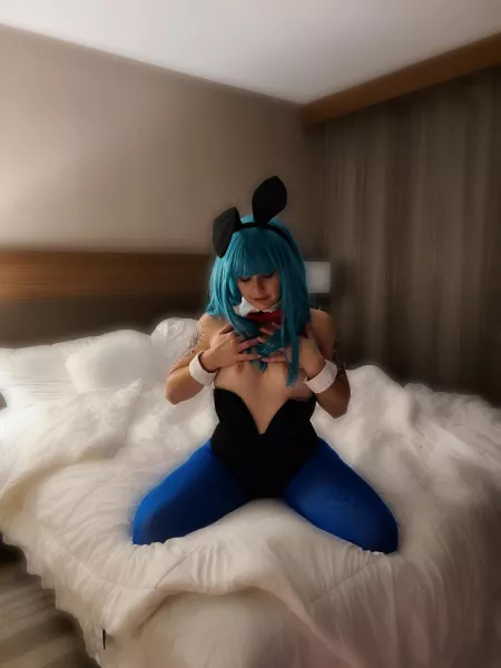 Bulma bunny 🖤 by knottynorse