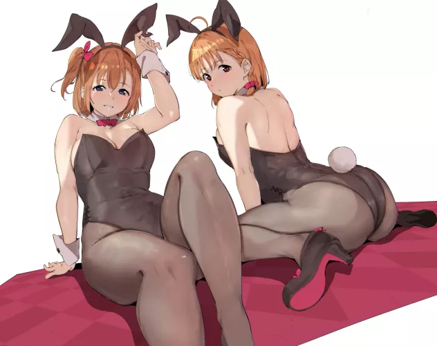Bunny Chika and Honoka (alp) by konosubaa002