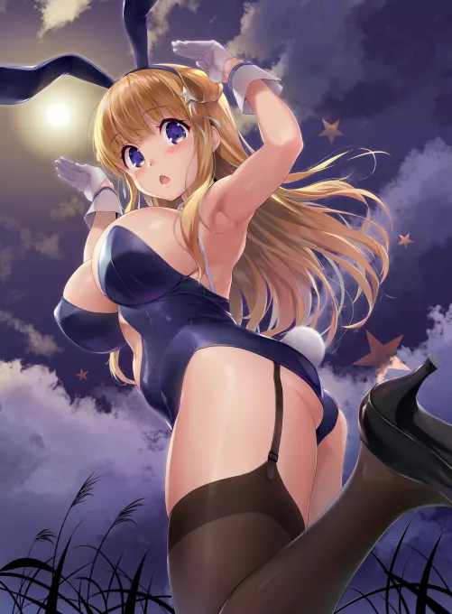 Bunny Fletcher Under The Moon (Shinozuka Jouji) [KanColle] by llamanatee