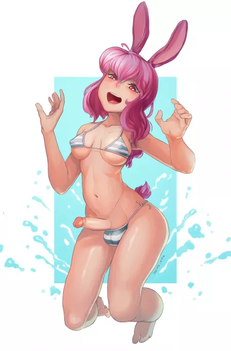 Bunny Girl Bikini (Sulcate) [Original] by sequence_string