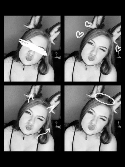 bunny girl kisses by kavakitten