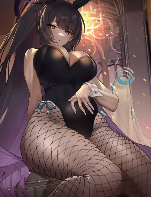 Bunny Karin [Blue Archive] by Lewdeology