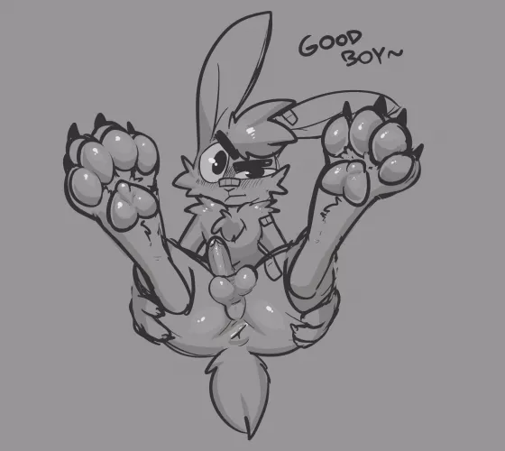 Bunny pawbs(oc) by Xing_1