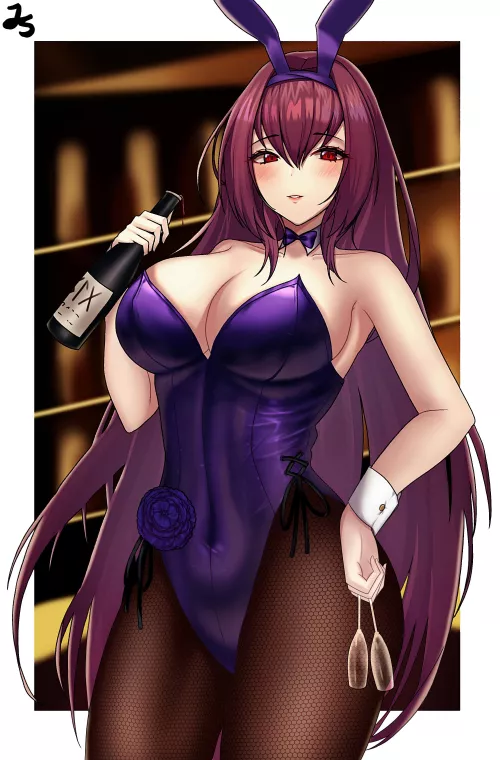 Bunny Scathach by CheetahSperm18