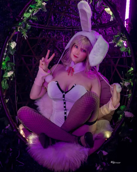 Bunny suit Chiaki Nanami by Neko.mance by nekomance