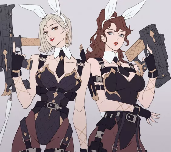 Bunnygirl bounty hunters by ChristianBonifacio1