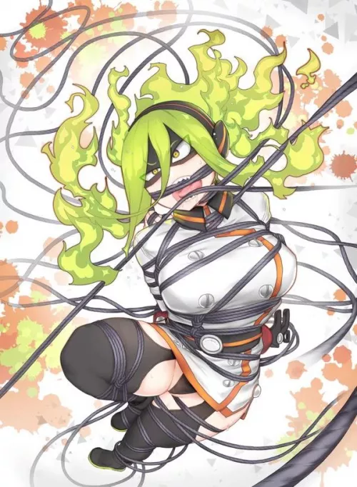 Burnin is a bit tied up at the moment... (Morisova) by Rune_OnceGreat