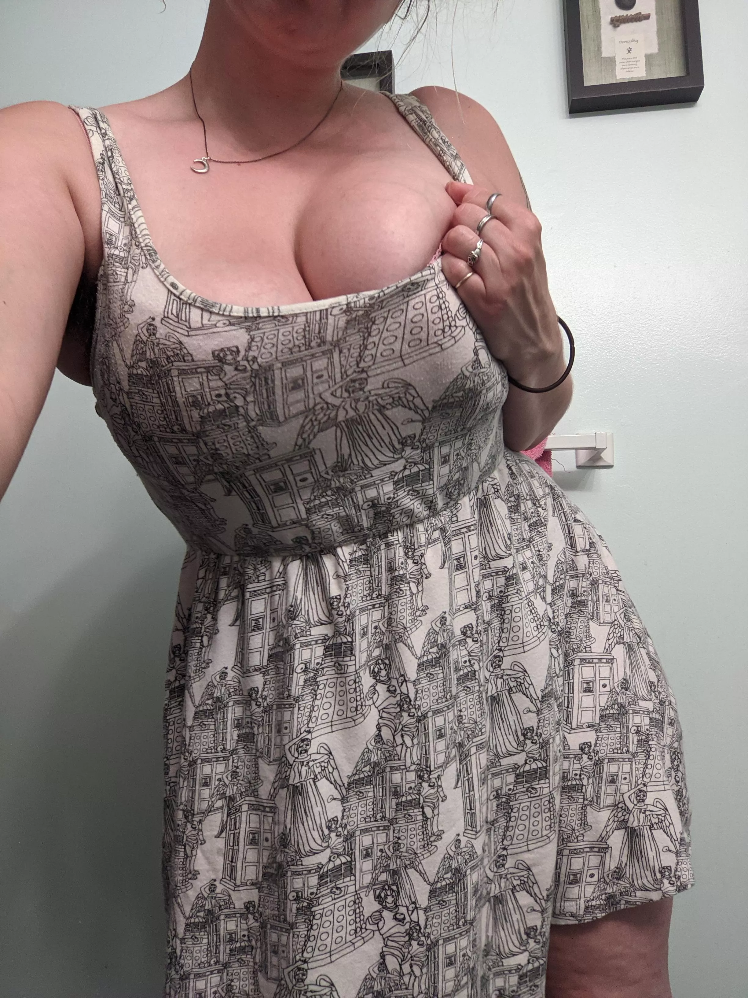 Bursting out of my sun dress ☀️ posted by HecateThree