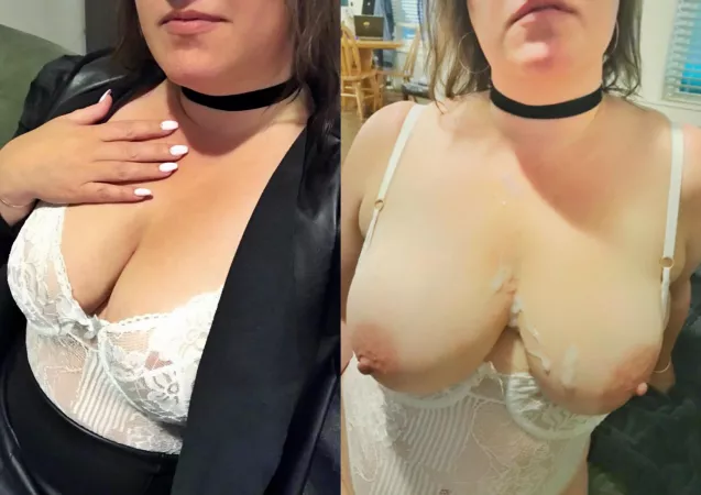 Business babe to cumslut slave... [F] by WifeLuvsPosing