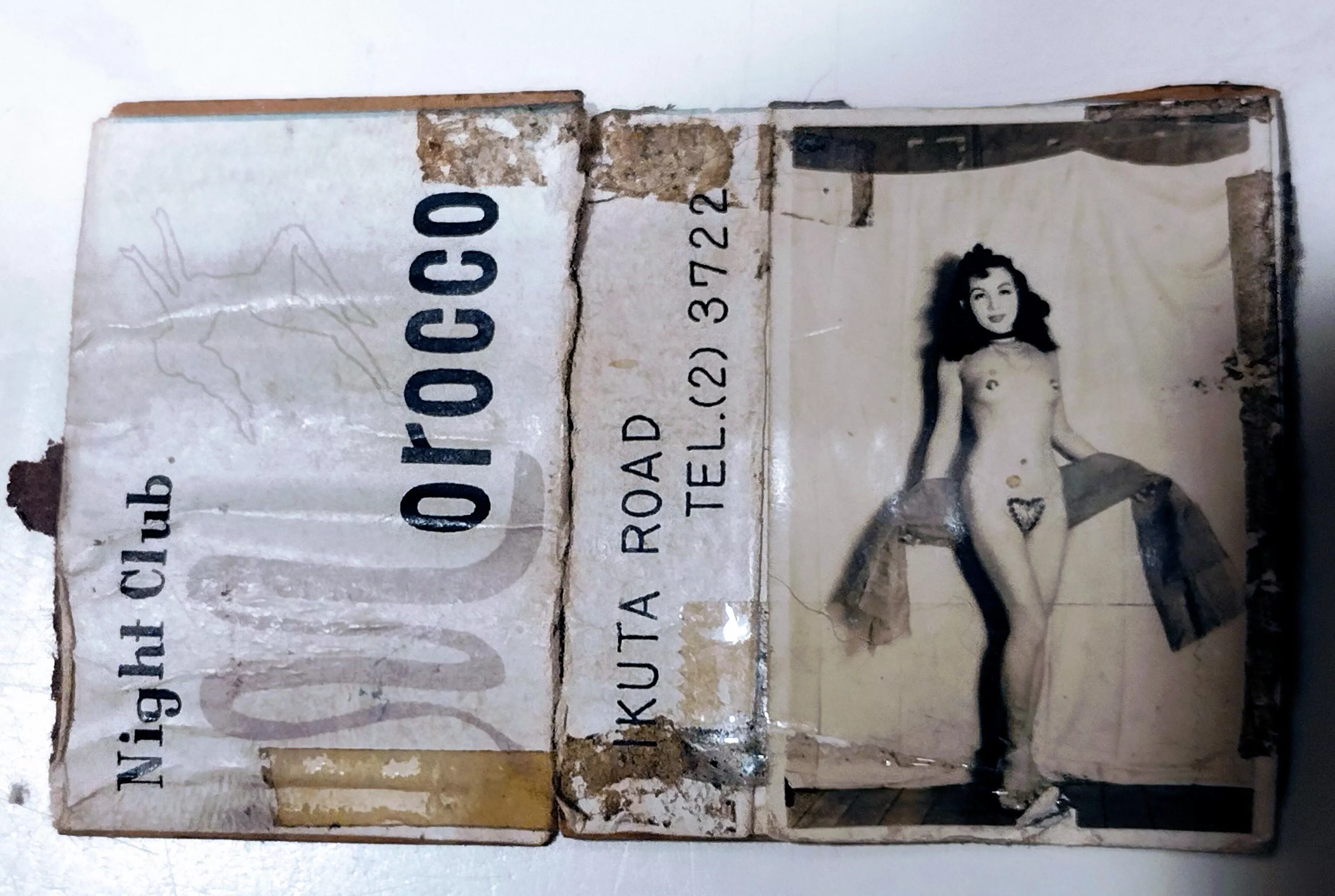 Business card for a burlesque club my Father got in Japan while on leave during his time serving in Korea during the war (early 1950s) posted by don_katsu