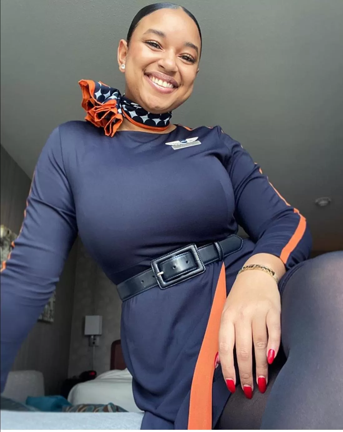 Busty Air Hostess posted by [deleted]